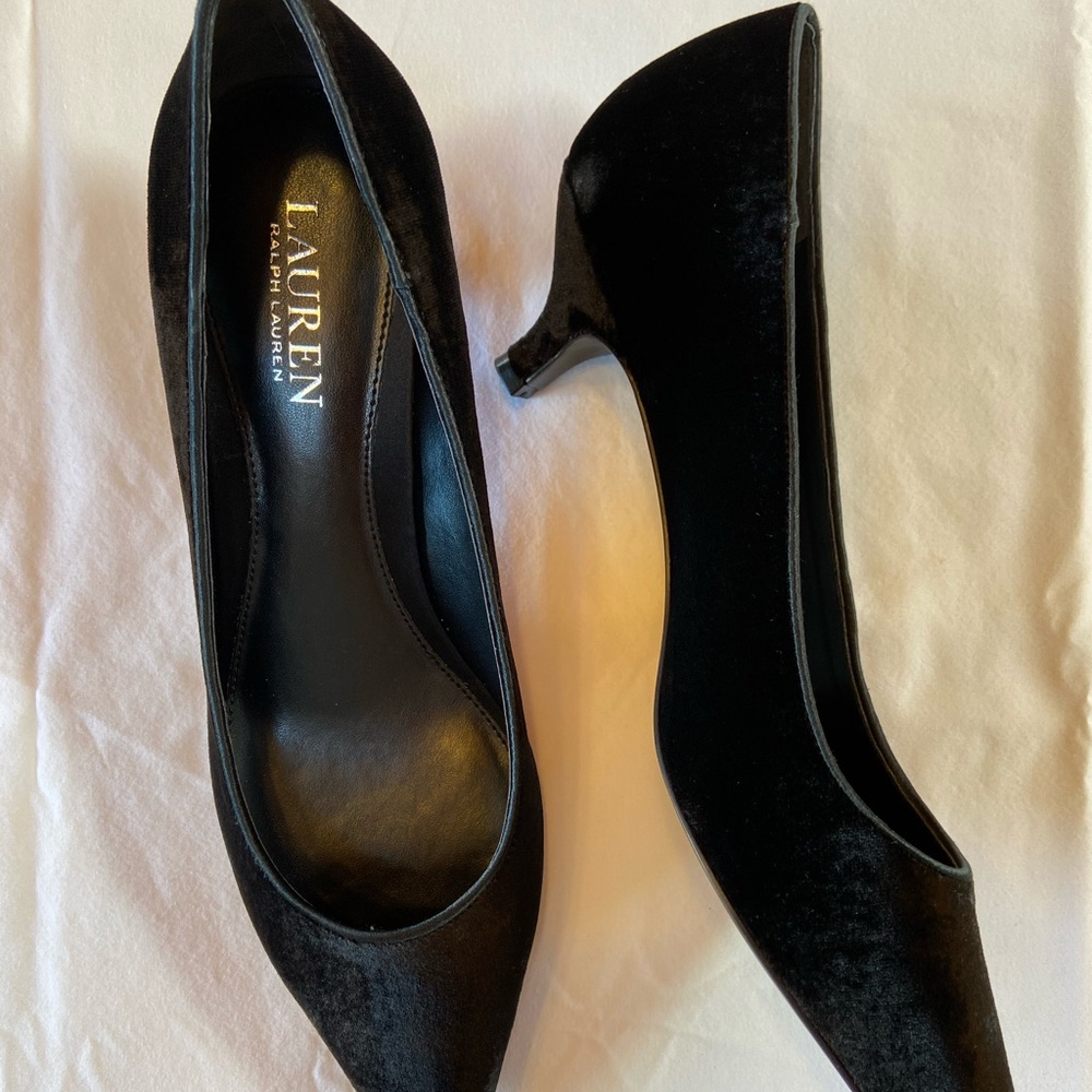 Ralph Lauren Abbot black velvet women’s